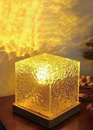 Настольная лампа-ночник с эффектом водной ряби thl-24-108