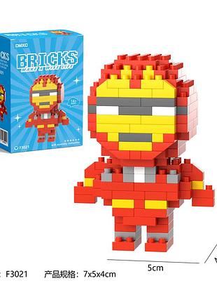 Конструктор bricks «железный человек» 7×5×4 см f3021