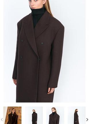 Шикарне шоколадне пальто hugh