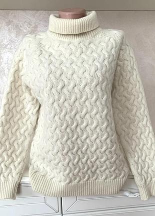 Светр 💯 % вовна оверсайз з високою горловиною 2