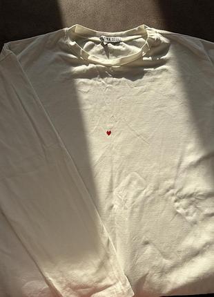 Реглан з довгим рукавом та сердечком