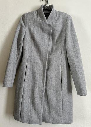 Жіночк весняне пальто сірого кольору, розмір s