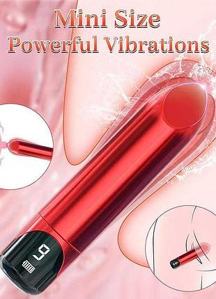 Клиторальный вибратор для женщин satisfyer lipstick 9 режимов красный 3