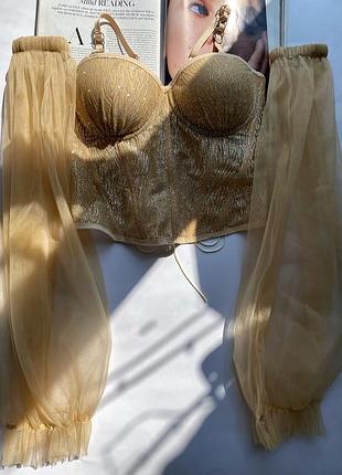 Корсет, сяючий/ блискучий корсет