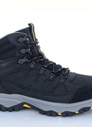 Ботинки мужские зимние демисезонные натуральная кожа термо мембрана