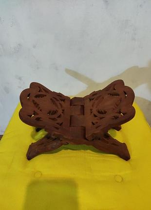 Винтажные деревянная подставка под книги библия, коран, кухонной книги.