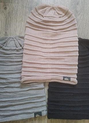 Шапочки в стиле бини