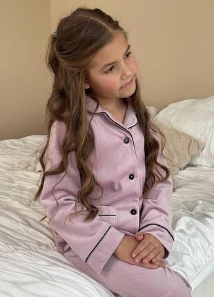 Тепленький и стильный велюровый домашний костюм для детей 💞