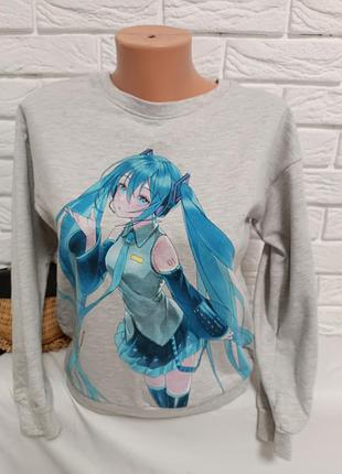 Аниме свитшот домсущий мик (код30) 6