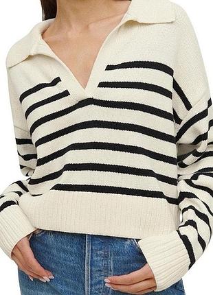 Стильний светр в смужку 6