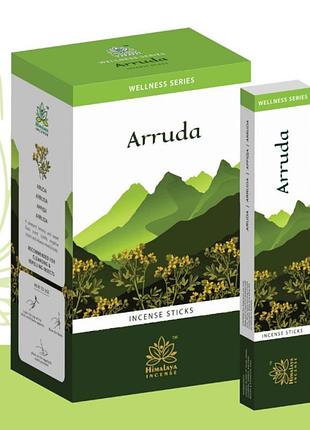 Ароматические палочки himalaya wellness arruda 15 грамм рута , благовония индия