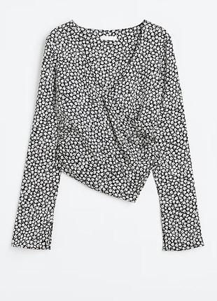 Блуза атласна h&m