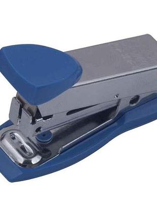 Степлер металлический мини до 12арк., (скобы no10), синий bm.4151-02 тм buromax