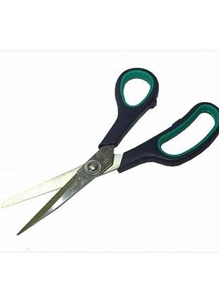Ножницы с зеленой ручкой (поточенные 2,5мм) bdv no8 тм китай