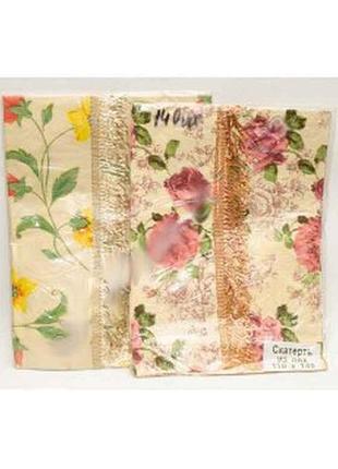 Скатертина пвх бахрома (110х140см) а75 тм китай