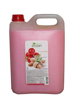 Крем-мыло клюква-мигдаль канистра 5л тм ekolan