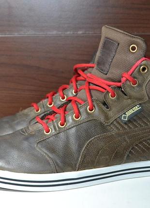 Puma gtx  кроссовки 44р ботинки кожаные хайтопы