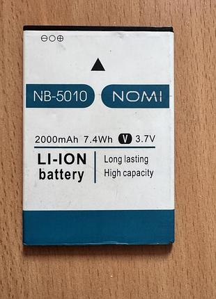 100% оригинальный аккумулятор nb-5010
