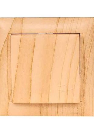 Розетка сосна с/с и крышкой primera 3811 тм luxel