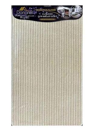 Коврик 45*75см айвори универсальный для пола фиберлайн тм dariana