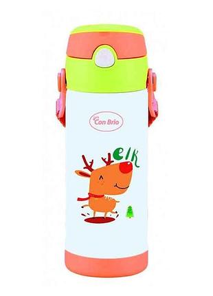 Термос 350мл детский с трубочкой 391cb elk тм con brio