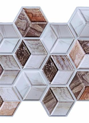 Декоративная пвх плитка на самоклейке 3d 280х300х5мм кубы, цена за 1 шт. (спп-506) sw-00001135