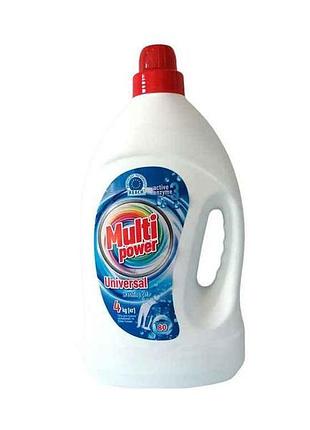 Гель для стирки 4л universal для цветного и белого тм multi power
