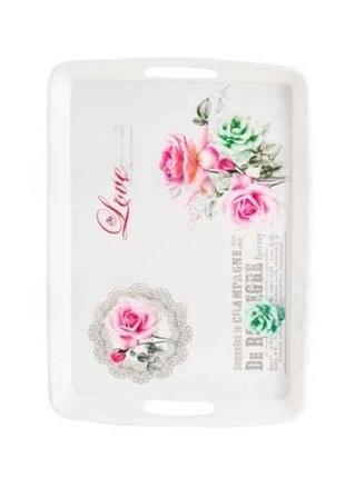 Піднос 43x31см пластик прямокутний eb-18935 тм edenberg