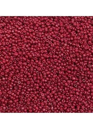 Бісер темно-рожевий 450г дрібний 12/0 (33) deluxe тм китай