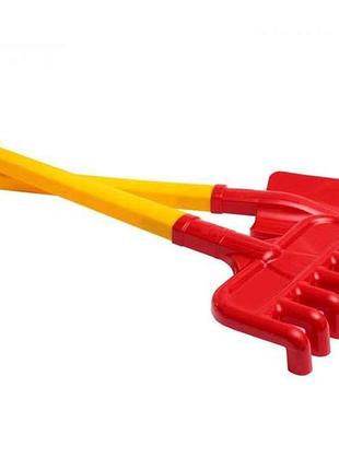 Набір пісочний лопата граблі червоний арт.2391 тм технок