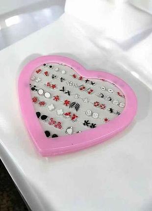 Набор детских серег 36пар м.613-8/1 тм sp