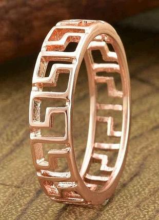 Каблочка греческие сокровища 14447 4мм позолота ро р.17 тм xuping