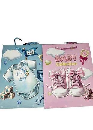 Пакет подарунковий m 32*26*10см дитячий 3d y3107-m тм prc