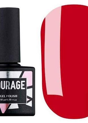 Гель-лак 10мл для ногтей no068 яркий красный тм courage