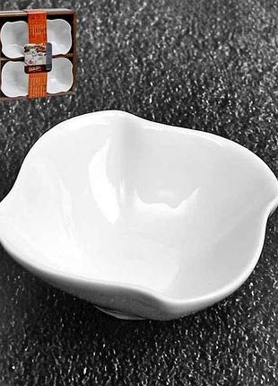 Набор соусниц 25,5х17х3,5см 6шт фарфора r90525 тм stenson