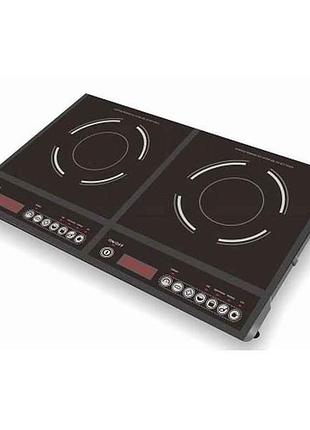 Электроплита 2000вт/1500w 2комф. ударопрочная 28*36см mph037415 тм besser