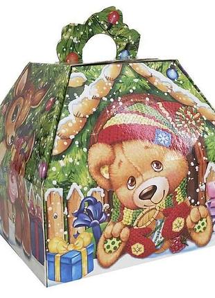 Коробка подарункова для солодощів №14 300гр тм упаковкин