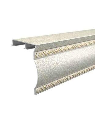 Карниз алюмінєвий 3м капучино пас-2923 45,8х55 (комплект) тм alupro