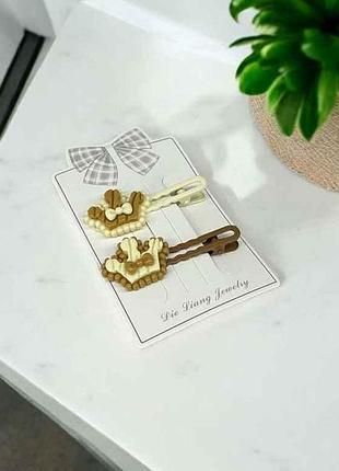 Заколка-крокодил метал 2шт м.8/7 тм sp