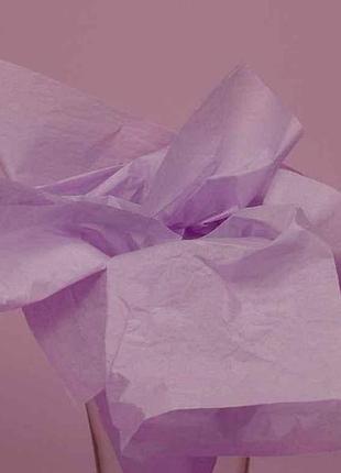 Бумага тишью 50*70см (25л/уп) светло-сиреневый noт80-26 тм упаковкин