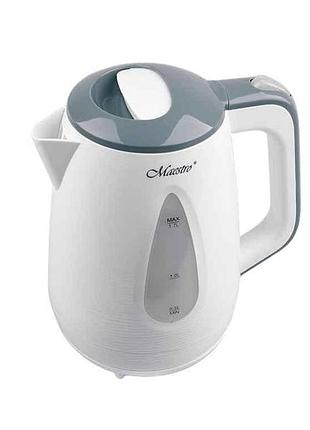 Электрочайник 1850-2200вт 1,7л mr-031-grey (диск.) тм maestro