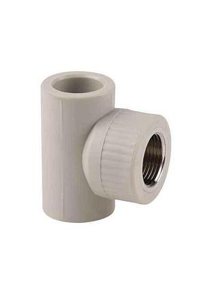 Трійник 3/4 поліпропіленовий 25х25 для поліпроп. труб (dsc2035) тм thermo alliance