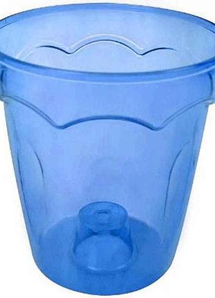 Кашпо 1,9л колізей 164мм синій тм еталон-с