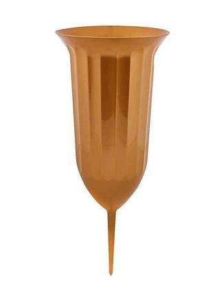 Вазон для квітів зі штирем флора d16, бронзовий тм алеана