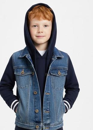 Джинсова куртка від некст на 3-4 роки