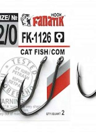 Крючок cat fish/ сом no2/0 2шт/уп. арт.fk-1126 тм fanatik