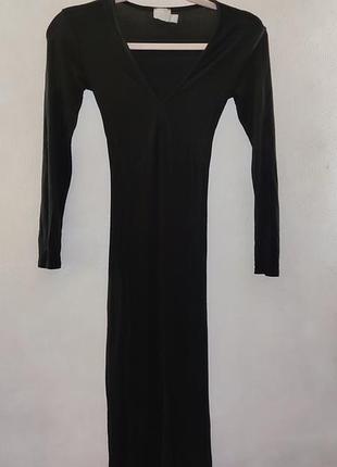 Легка віскозна сукня asos з шнуруванням позаду  в р.36 та розрізом спереду