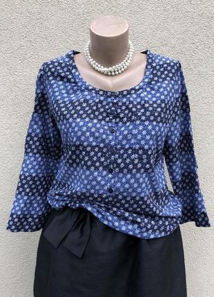 Блузка в принт,рубаха в этно,бохо стиле,хлопок