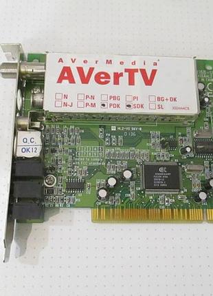 Аналоговый тв-тюнер pci, avermedia avertv 203 с пультом