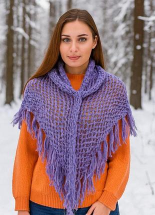 Красивый ажурный платок